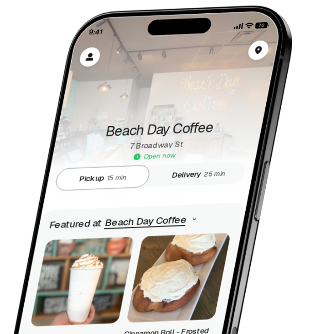 Beach Day Coffee app preview